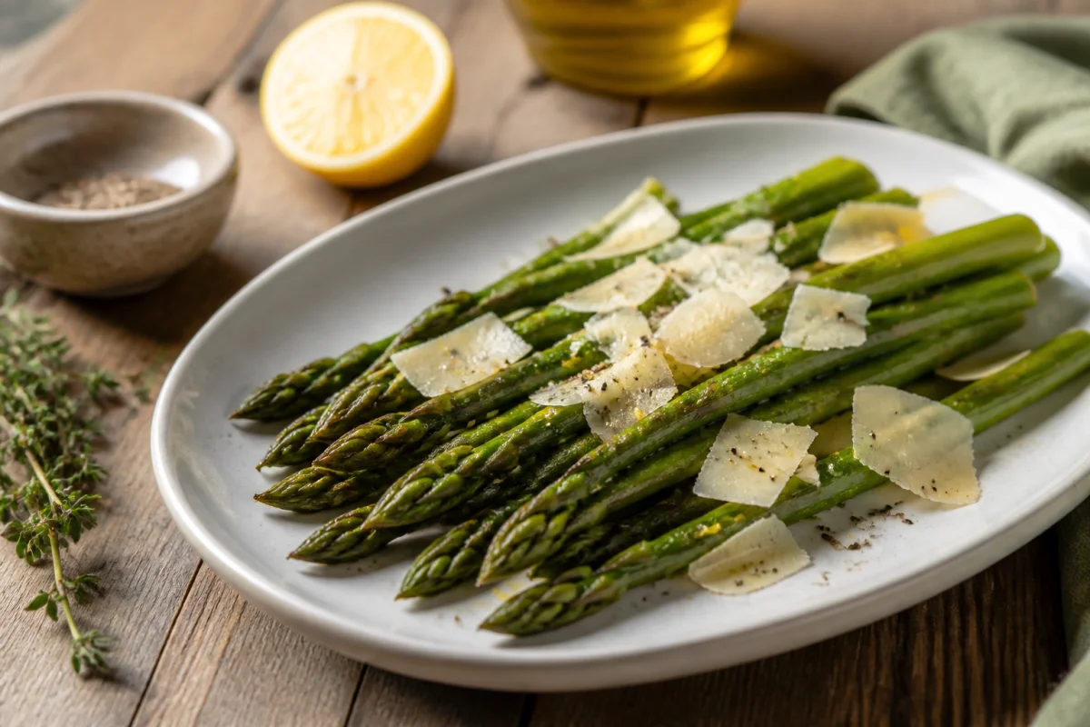 recette asperges rôties