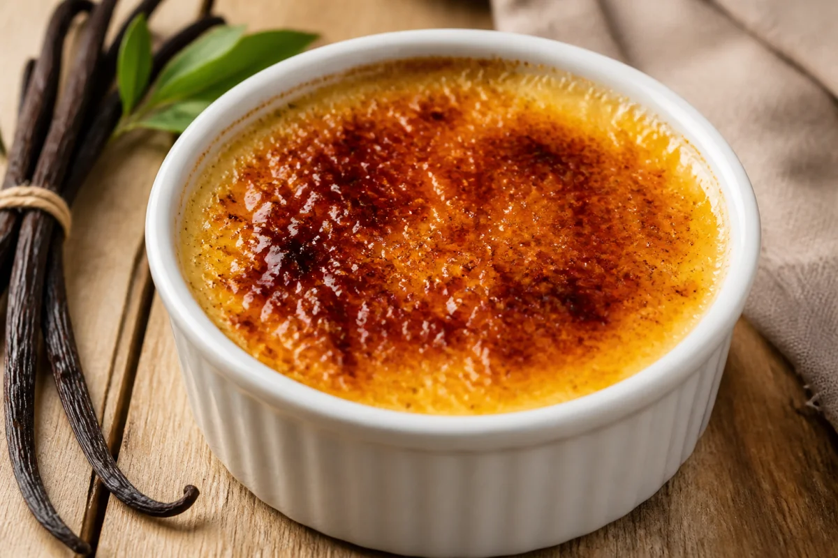 recette crème brûlée à la vanille