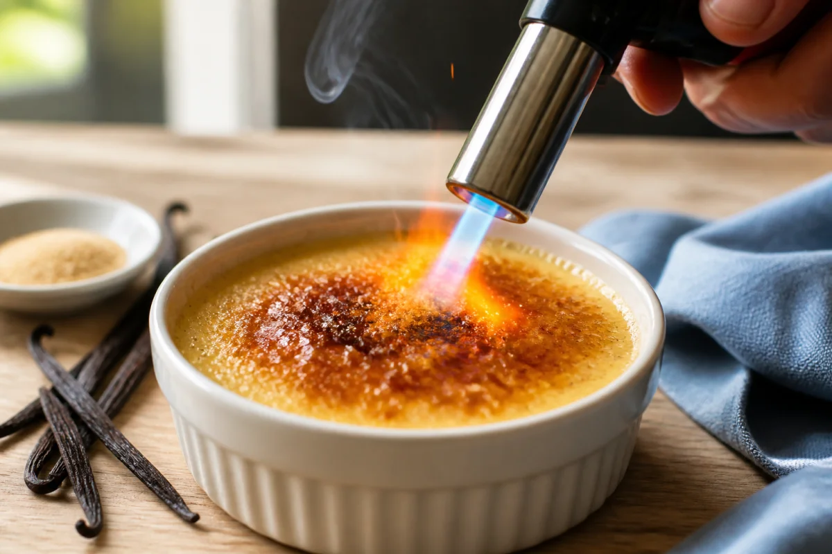 recette crème brûlée à la vanille