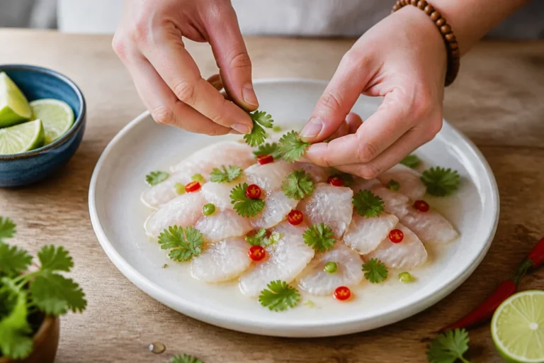 recette ceviche de daurade
