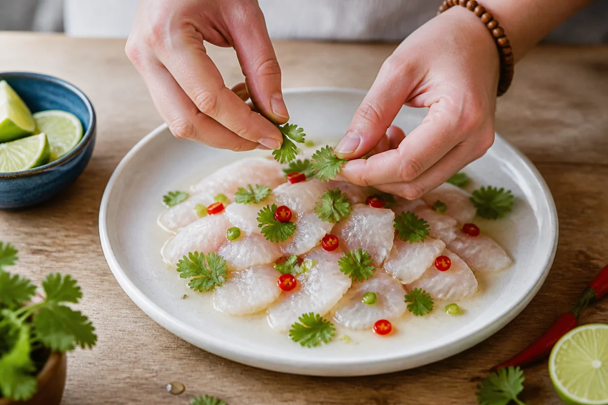 recette ceviche de daurade