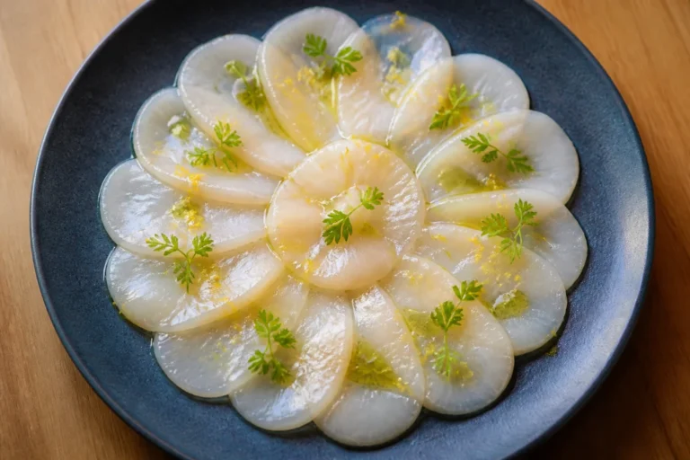 recette carpaccio de Saint-Jacques